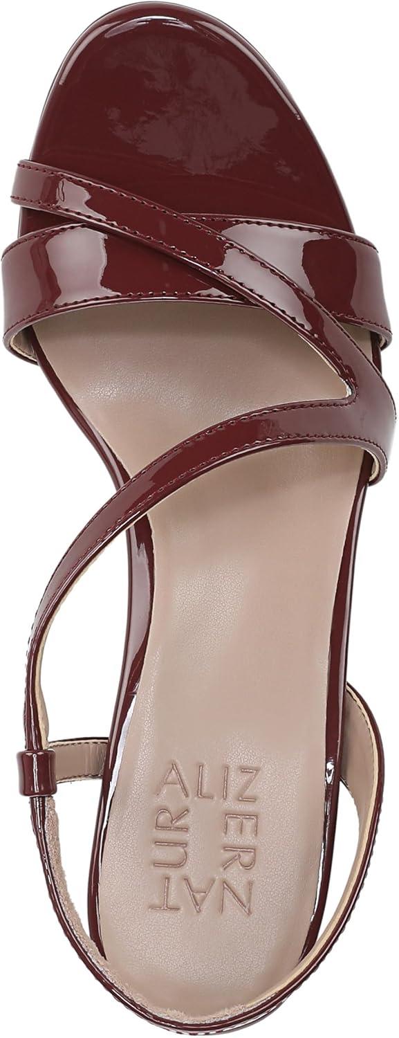 imageNaturalizer Womens Abby Heeled SandalCranberry Patent Faux Leather