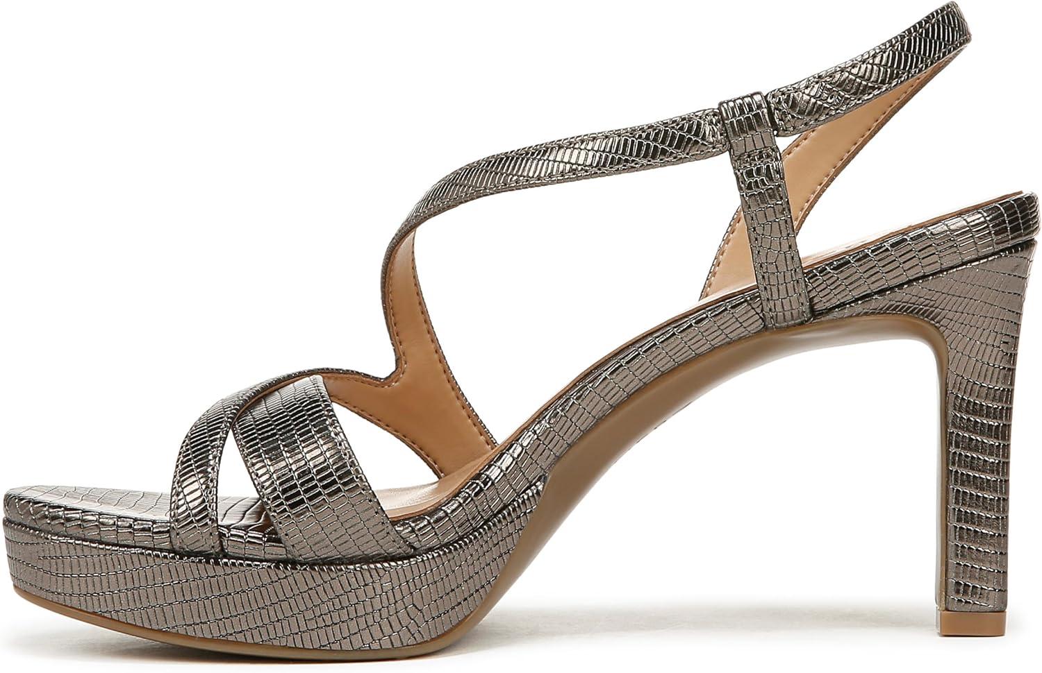 imageNaturalizer Womens Abby Heeled SandalPewter Lizard