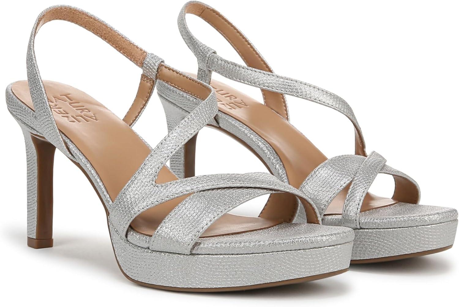 imageNaturalizer Womens Abby Heeled SandalSilver Textured