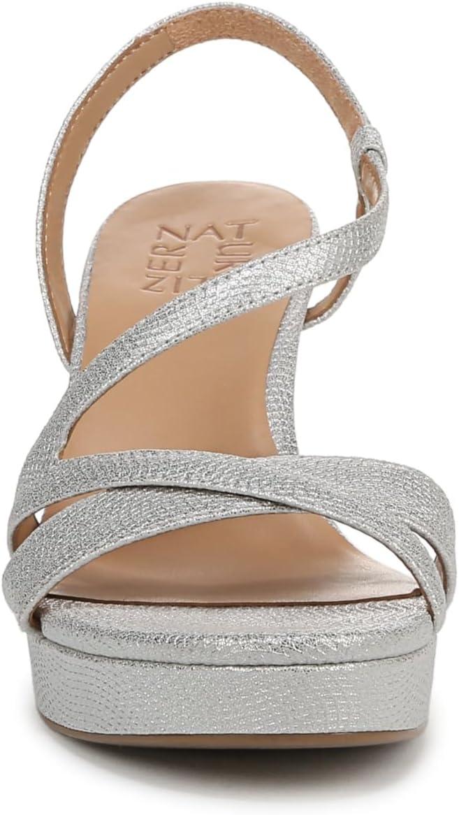 imageNaturalizer Womens Abby Heeled SandalSilver Textured