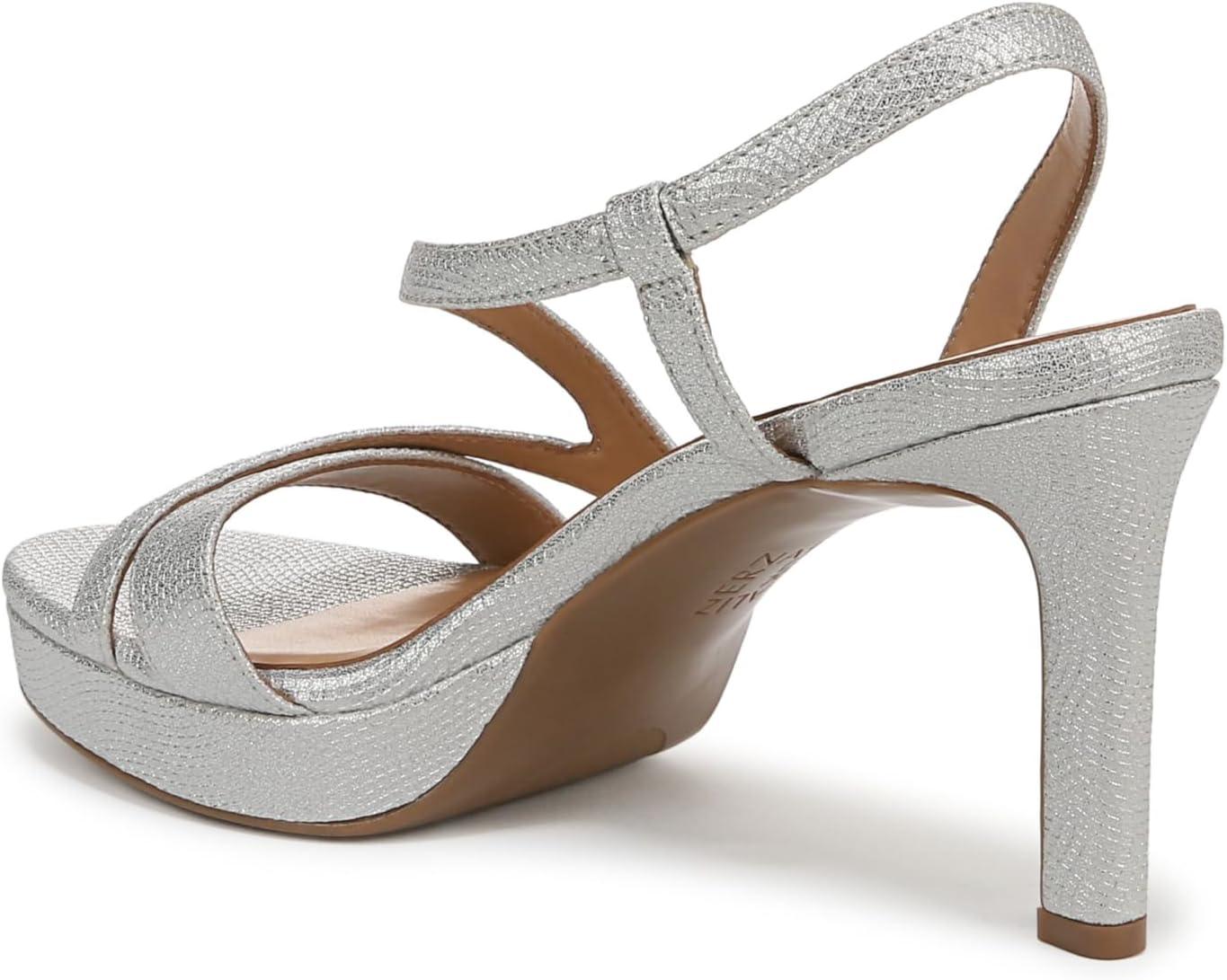 imageNaturalizer Womens Abby Heeled SandalSilver Textured