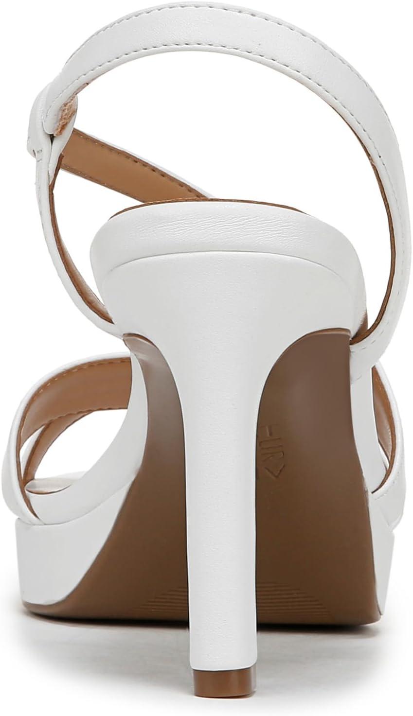 imageNaturalizer Womens Abby Heeled SandalWhite Smooth