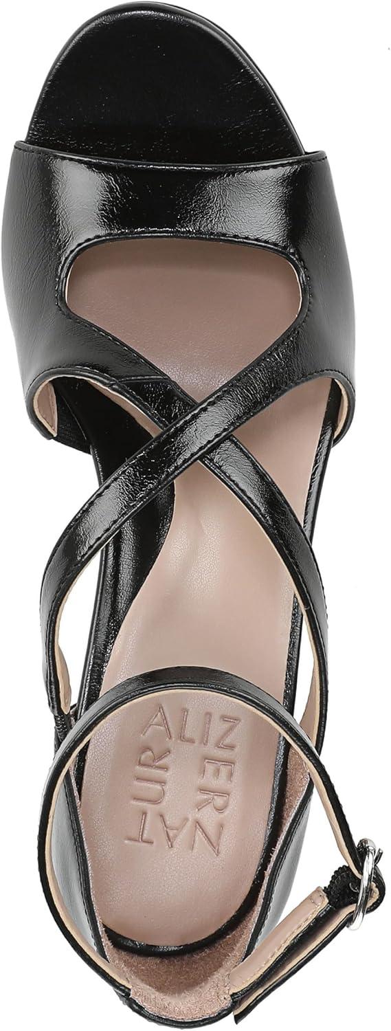 imageNaturalizer Womens Alicia Heeled SandalBlack Faux Leather