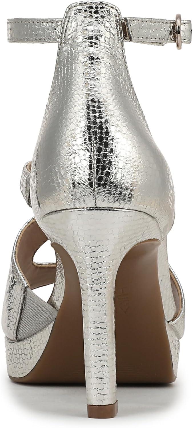 imageNaturalizer Womens Alicia Heeled SandalSilver Sand Faux Leather