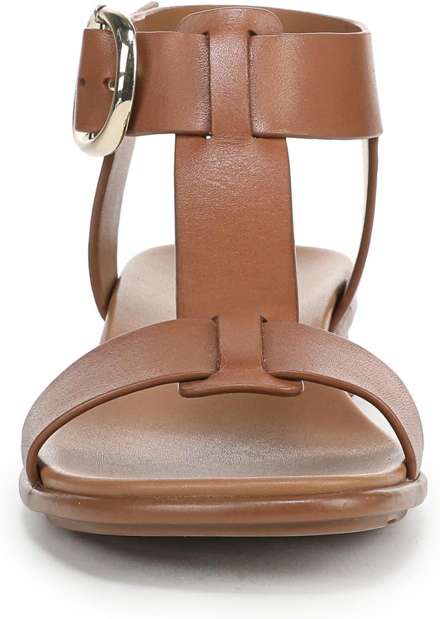 imageNaturalizer Womens Brandy Flat SandalEnglish Tea Brown Leather