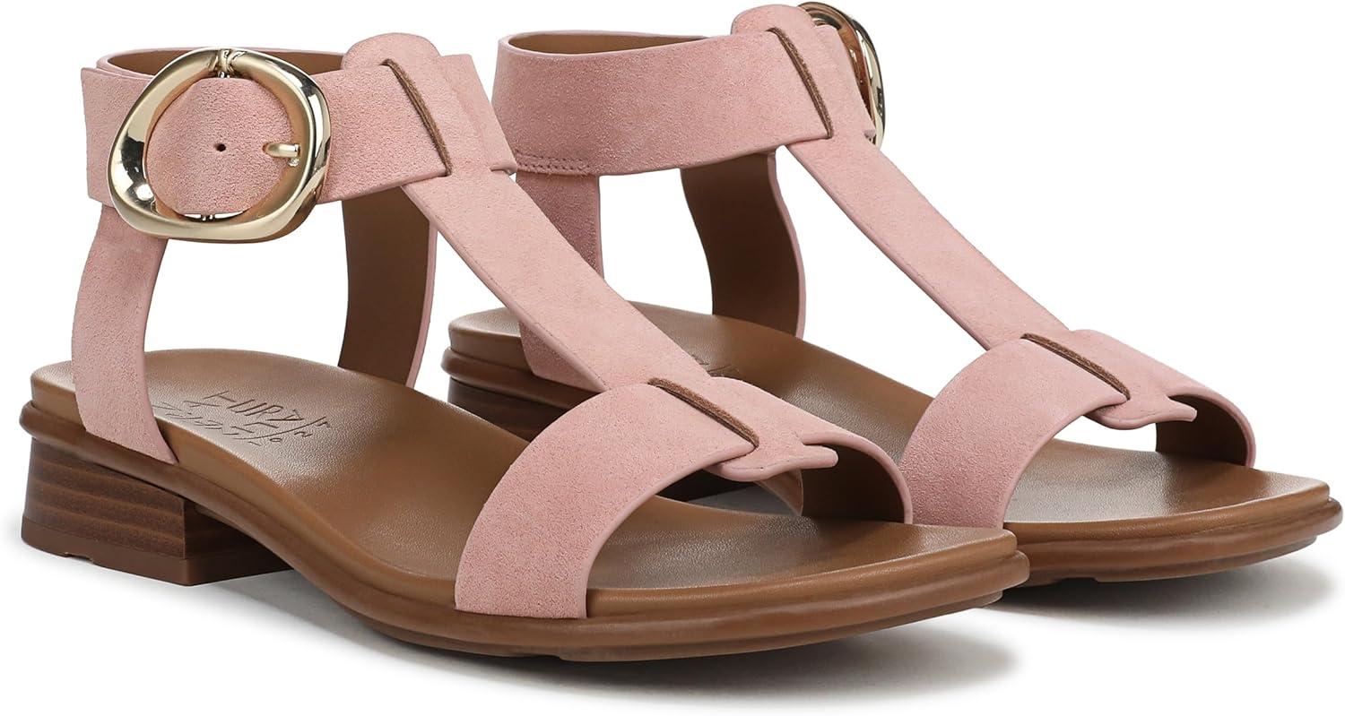 imageNaturalizer Womens Brandy Flat SandalPhantom Pink Suede