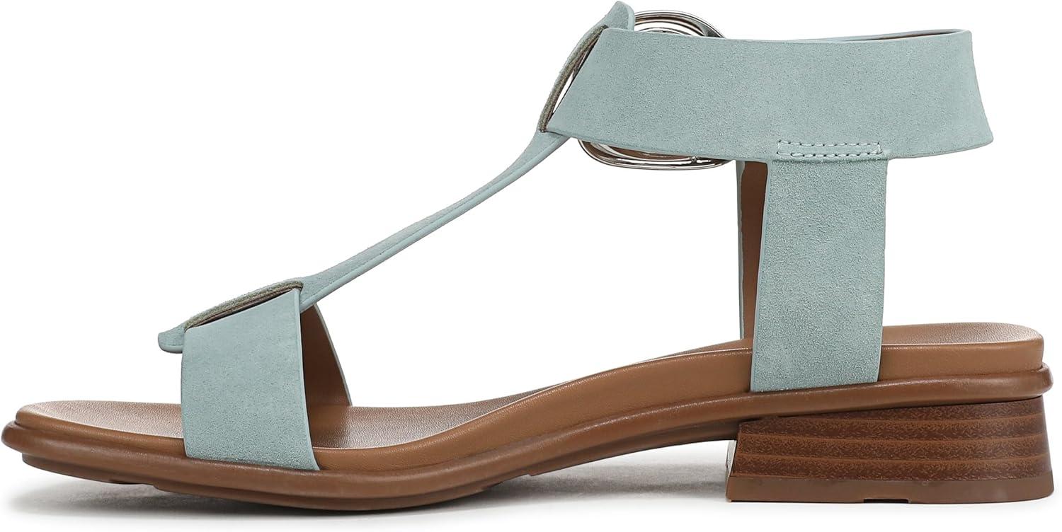 imageNaturalizer Womens Brandy Flat SandalSpring Clover Green Suede