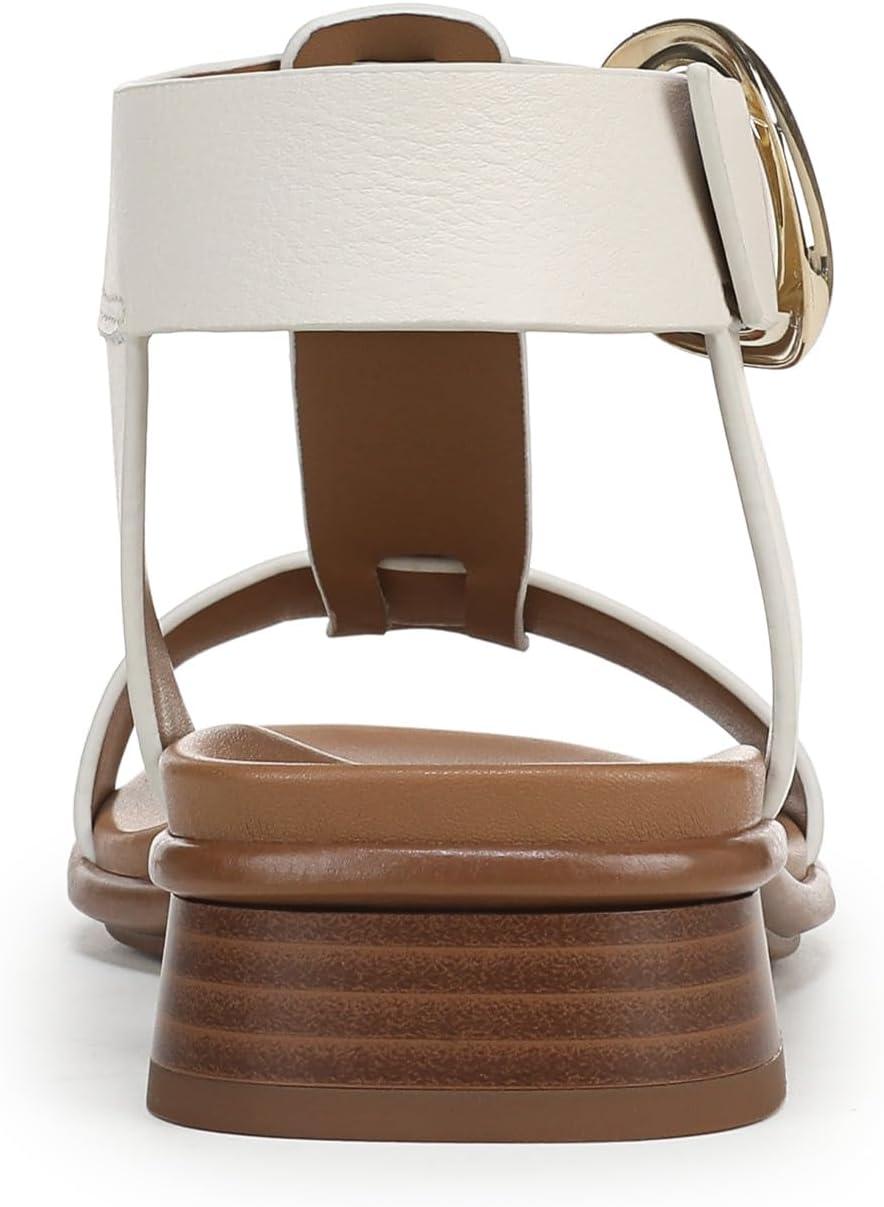 imageNaturalizer Womens Brandy Flat SandalWarm White Leather