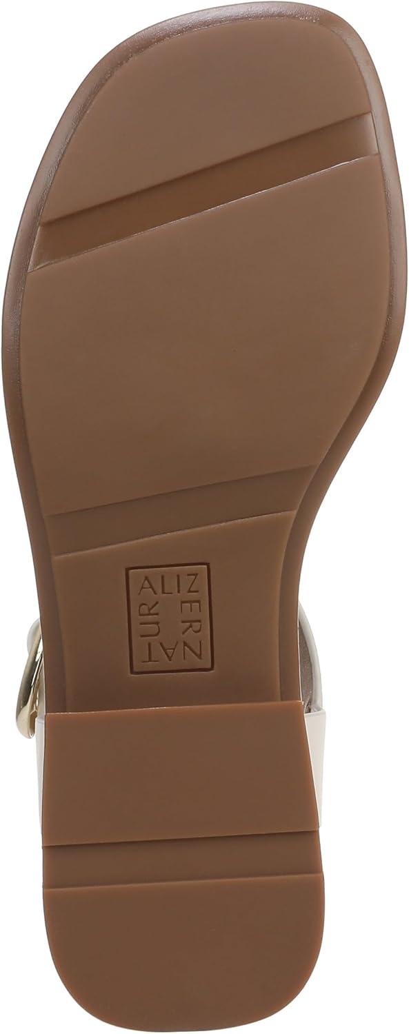 imageNaturalizer Womens Brandy Flat SandalWarm White Leather