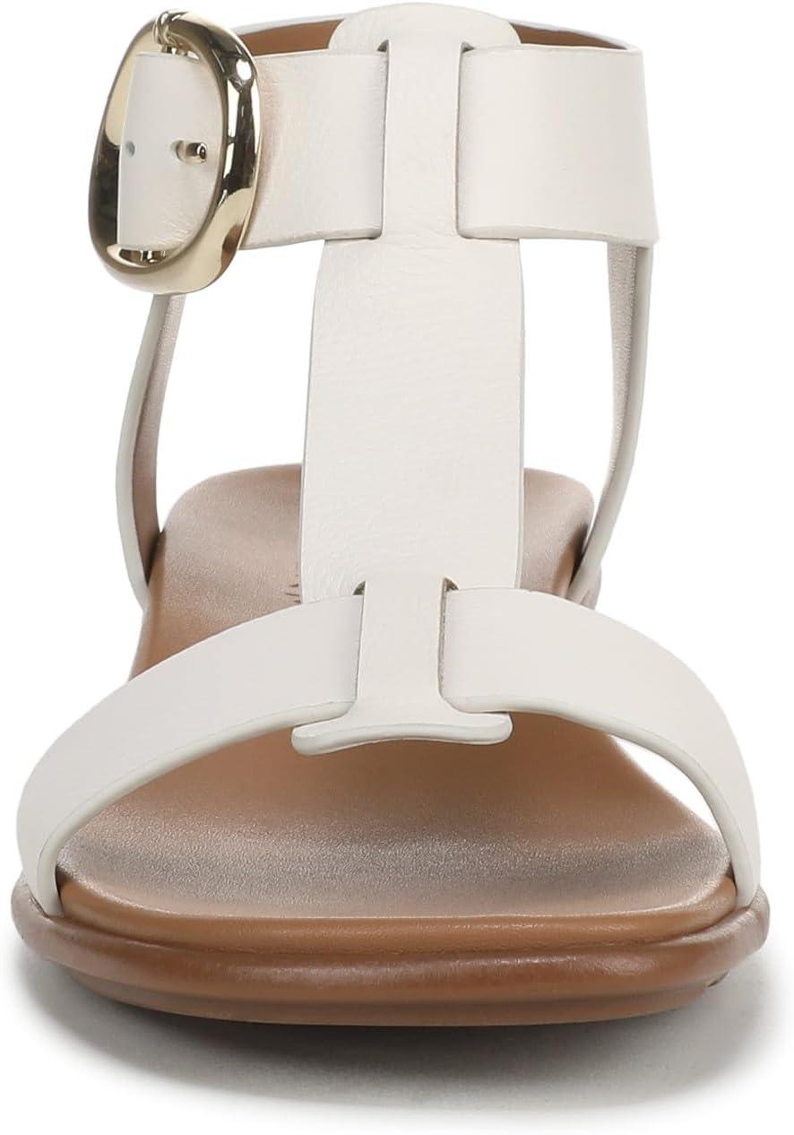 imageNaturalizer Womens Brandy Flat SandalWarm White Leather
