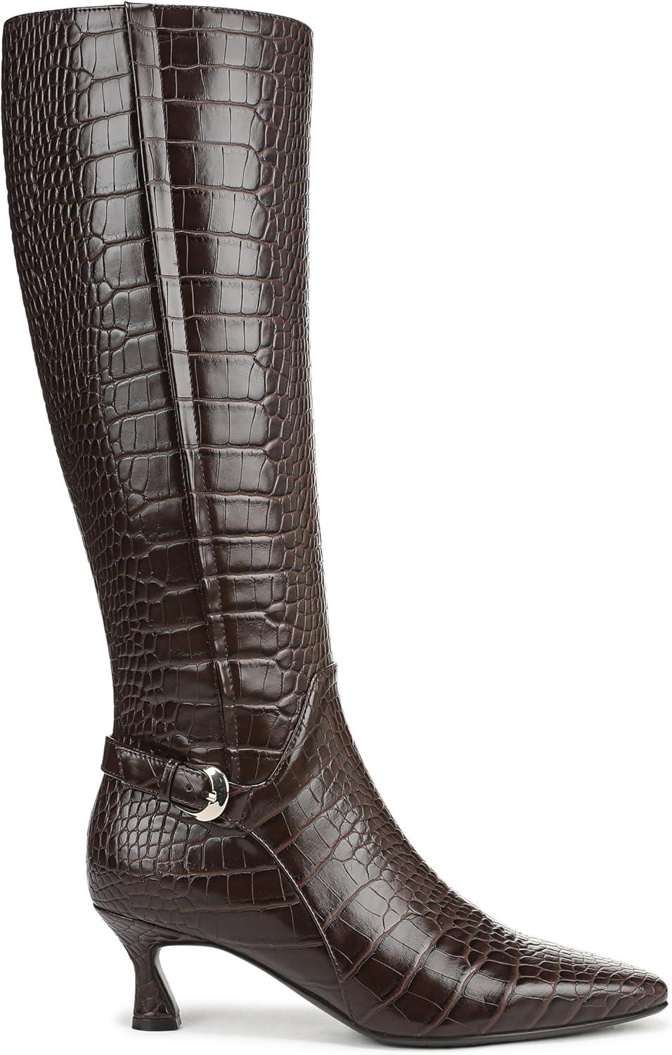 imageNaturalizer Womens Eartha Knee High BootChocolate Bar Croco