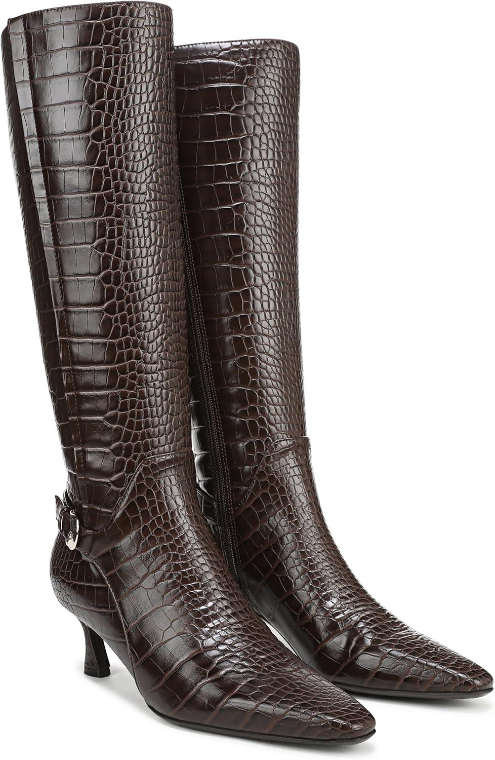 imageNaturalizer Womens Eartha Knee High BootChocolate Bar Croco