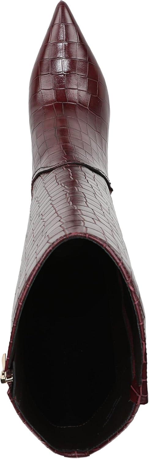 imageNaturalizer Womens Emily Knee High BootCranberry Red Croco Leather