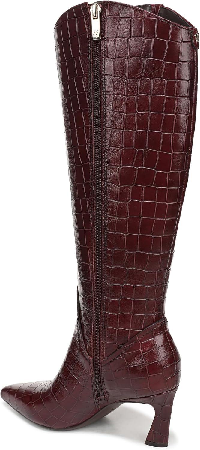 imageNaturalizer Womens Emily Knee High BootCranberry Red Croco Leather