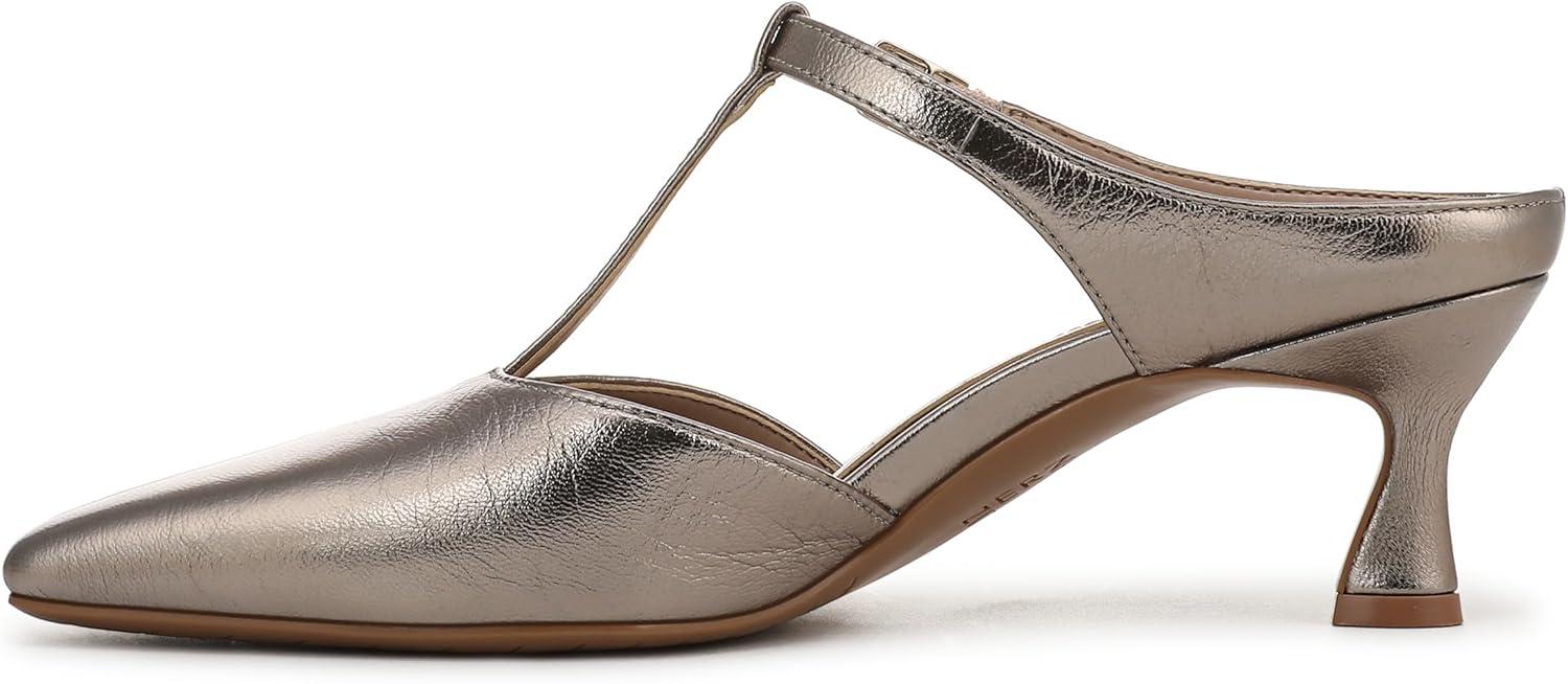 imageNaturalizer Womens Gem PumpPatina Pewter Leather