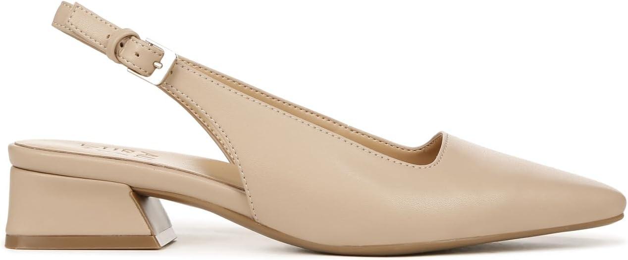 imageNaturalizer Womens Ginger Snip Toe Slingbacks PumpBarely Nude