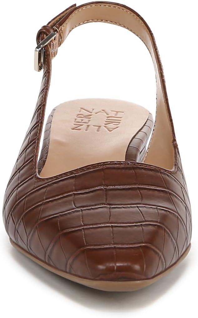 imageNaturalizer Womens Ginger Snip Toe Slingbacks PumpBrown Croco
