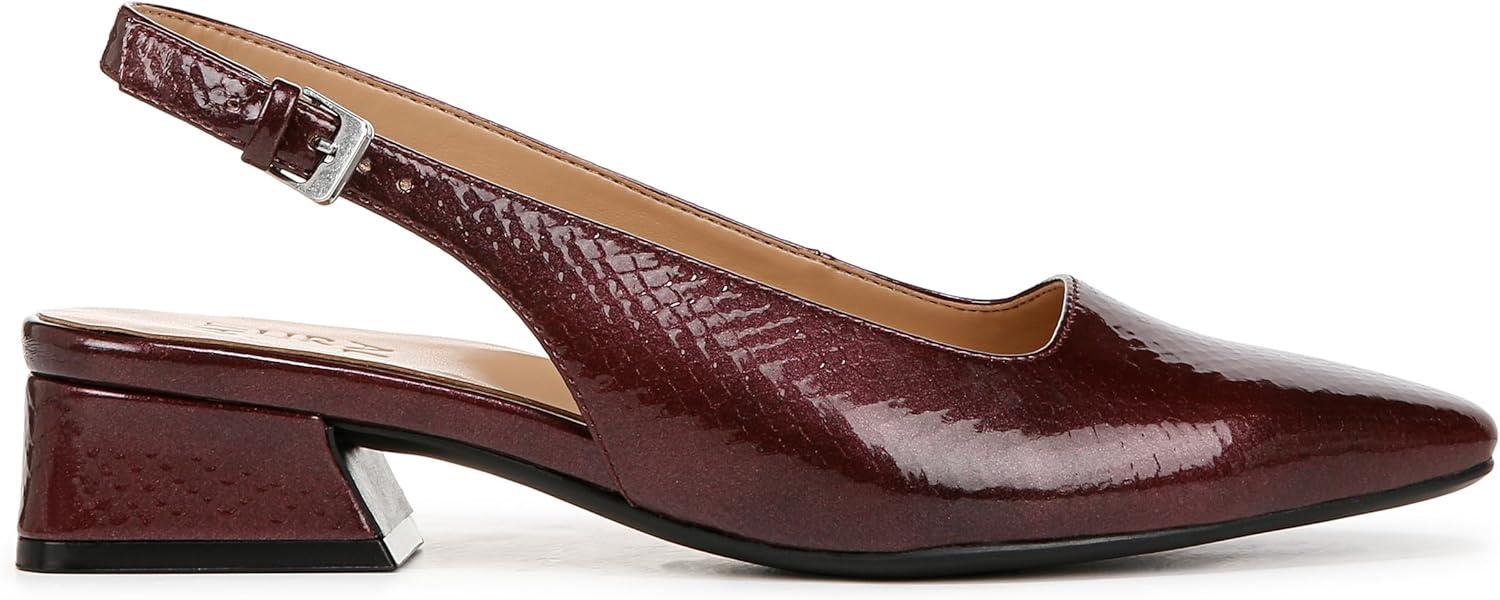 imageNaturalizer Womens Ginger Snip Toe Slingbacks PumpCranberry Red Patent