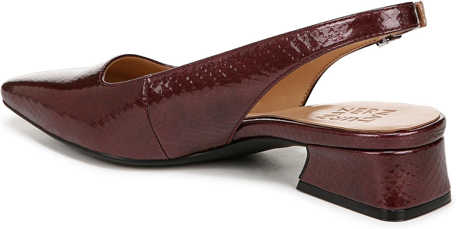 imageNaturalizer Womens Ginger Snip Toe Slingbacks PumpCranberry Red Patent