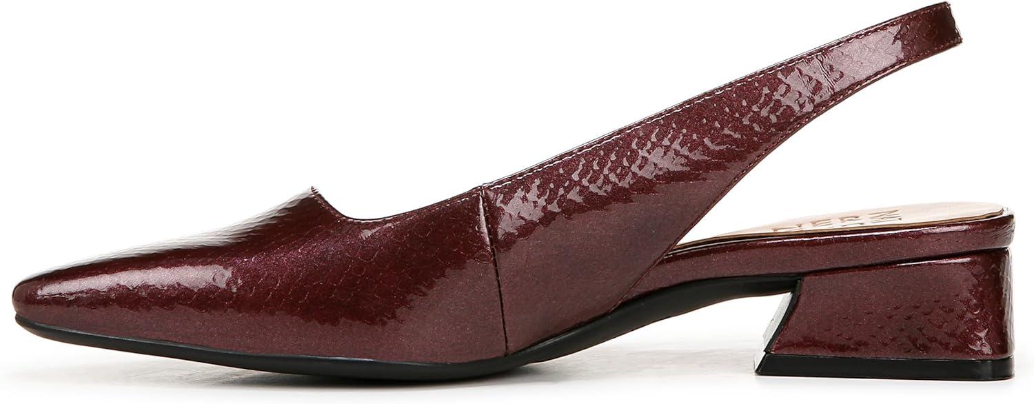 imageNaturalizer Womens Ginger Snip Toe Slingbacks PumpCranberry Red Patent