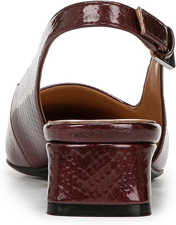 imageNaturalizer Womens Ginger Snip Toe Slingbacks PumpCranberry Red Patent