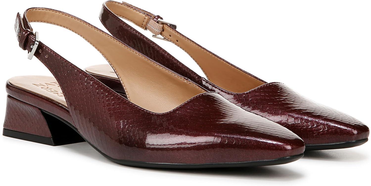 imageNaturalizer Womens Ginger Snip Toe Slingbacks PumpCranberry Red Patent