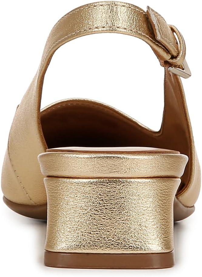 imageNaturalizer Womens Ginger Snip Toe Slingbacks PumpDark Gold Metallic
