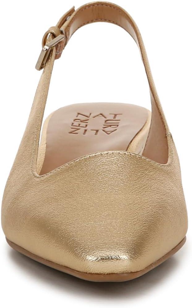 imageNaturalizer Womens Ginger Snip Toe Slingbacks PumpDark Gold Metallic