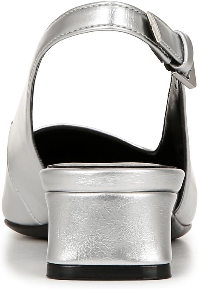 imageNaturalizer Womens Ginger Snip Toe Slingbacks PumpSilver Metallic