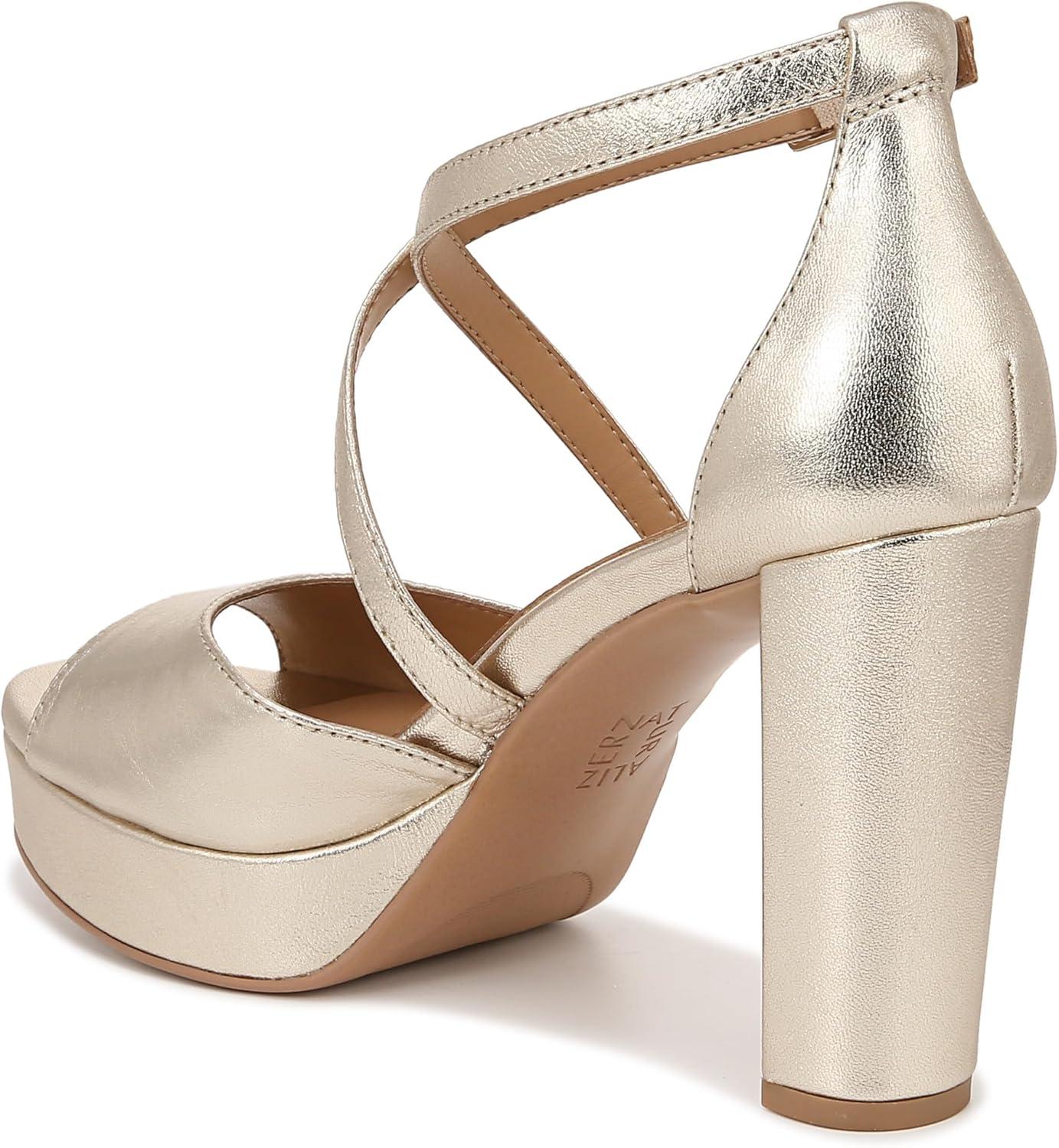 imageNaturalizer Womens Melody Heeled SandalChampagne Leather