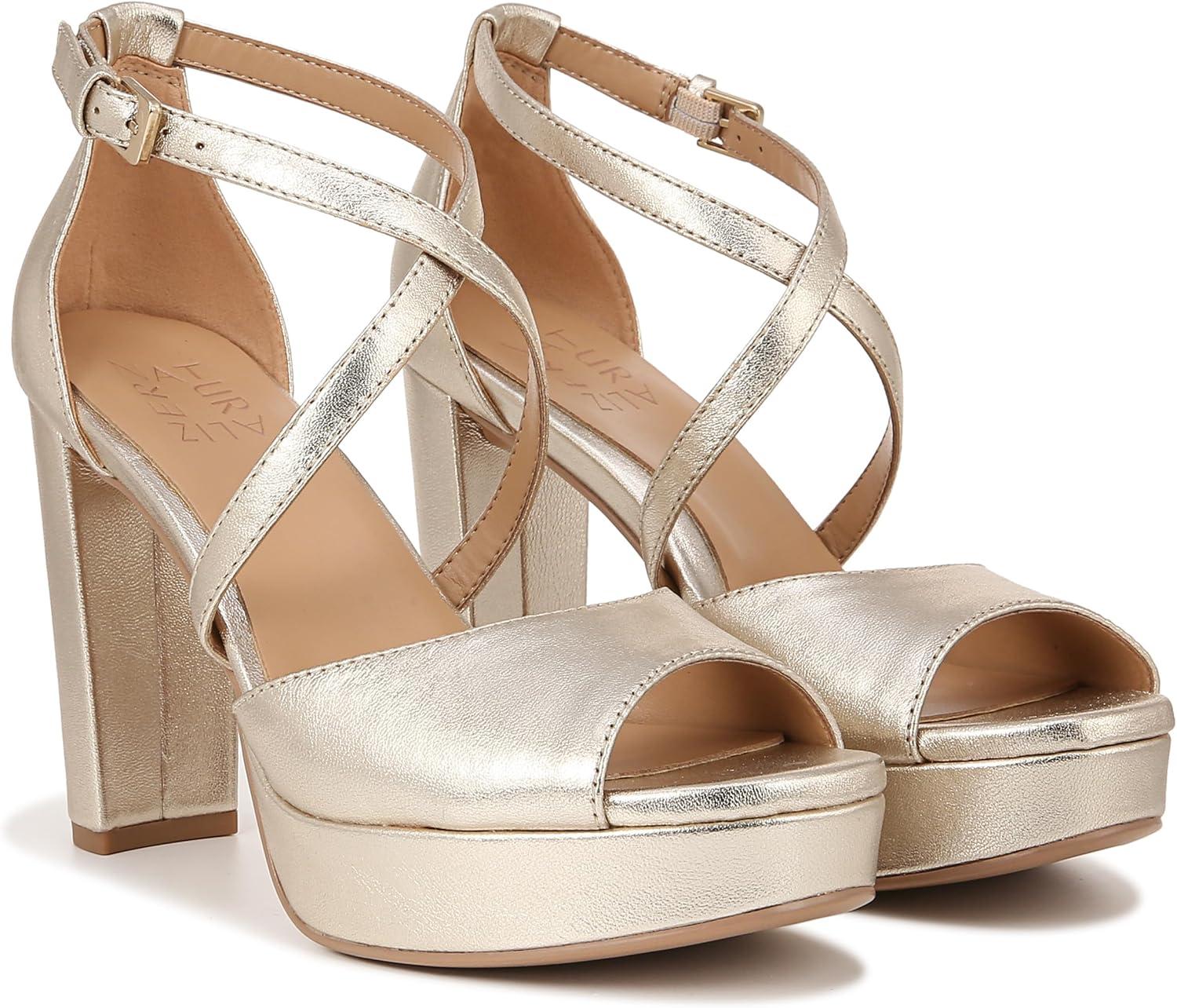 imageNaturalizer Womens Melody Heeled SandalChampagne Leather