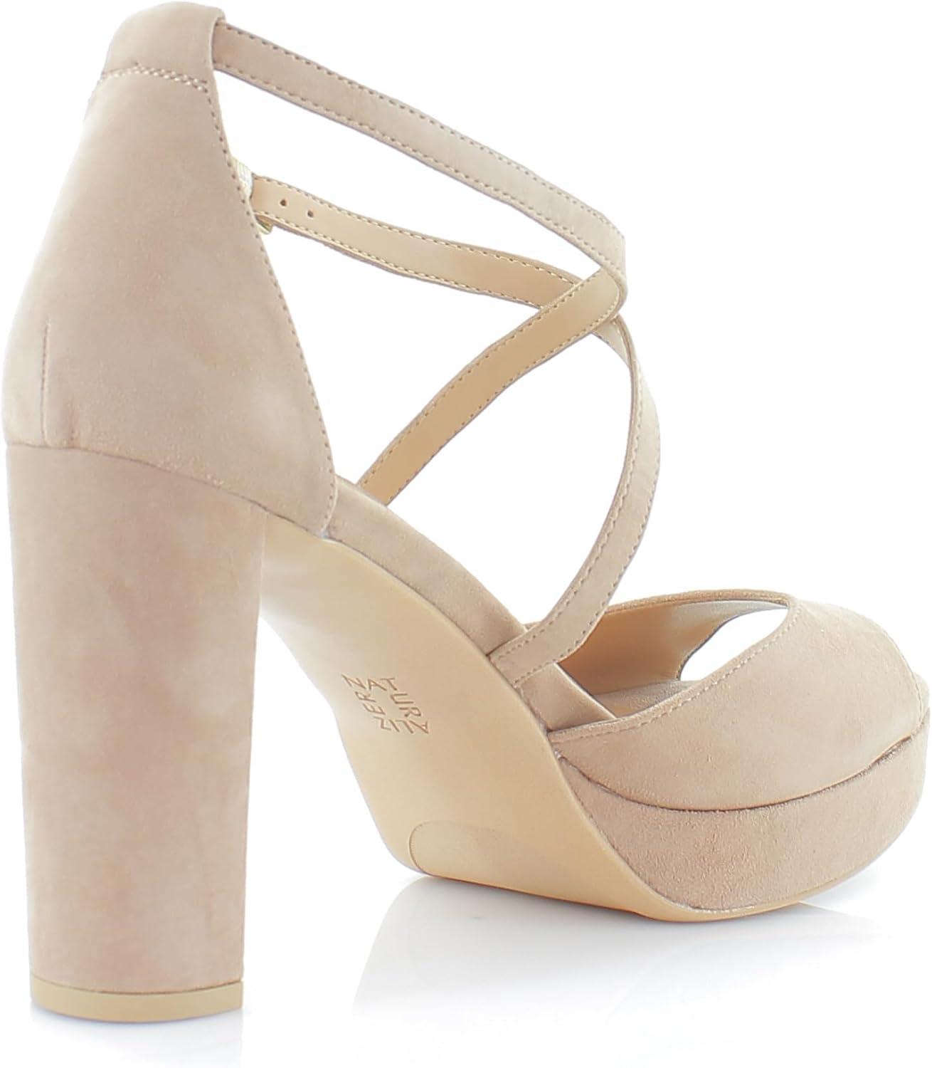 imageNaturalizer Womens Melody Heeled SandalTaupe Beige Suede