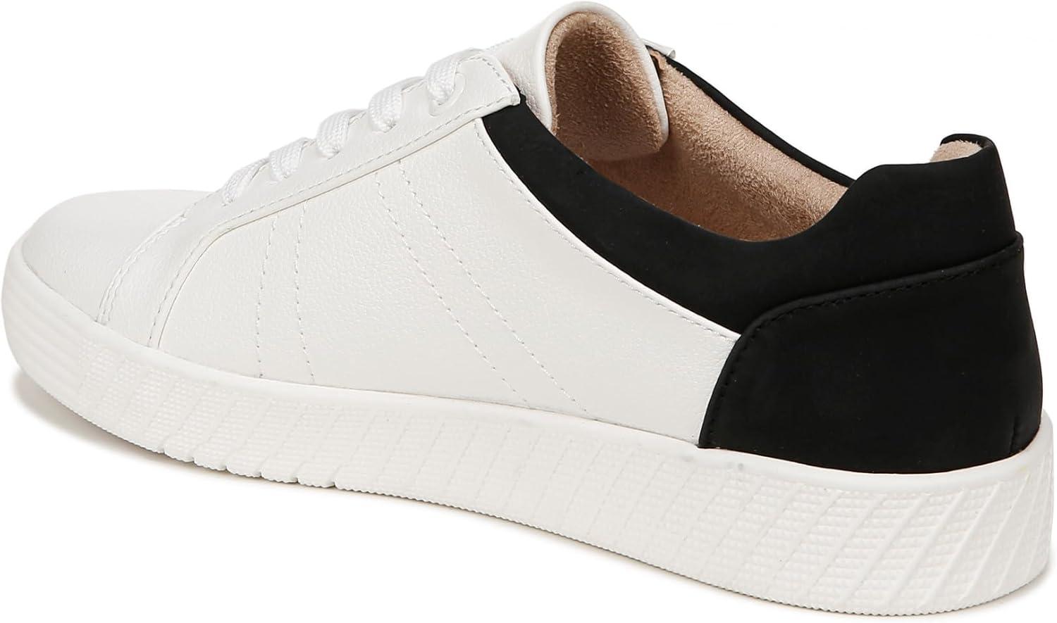 imageNaturalizer Womens Neela Lace Up SneakerWhiteBlack Faux Leather