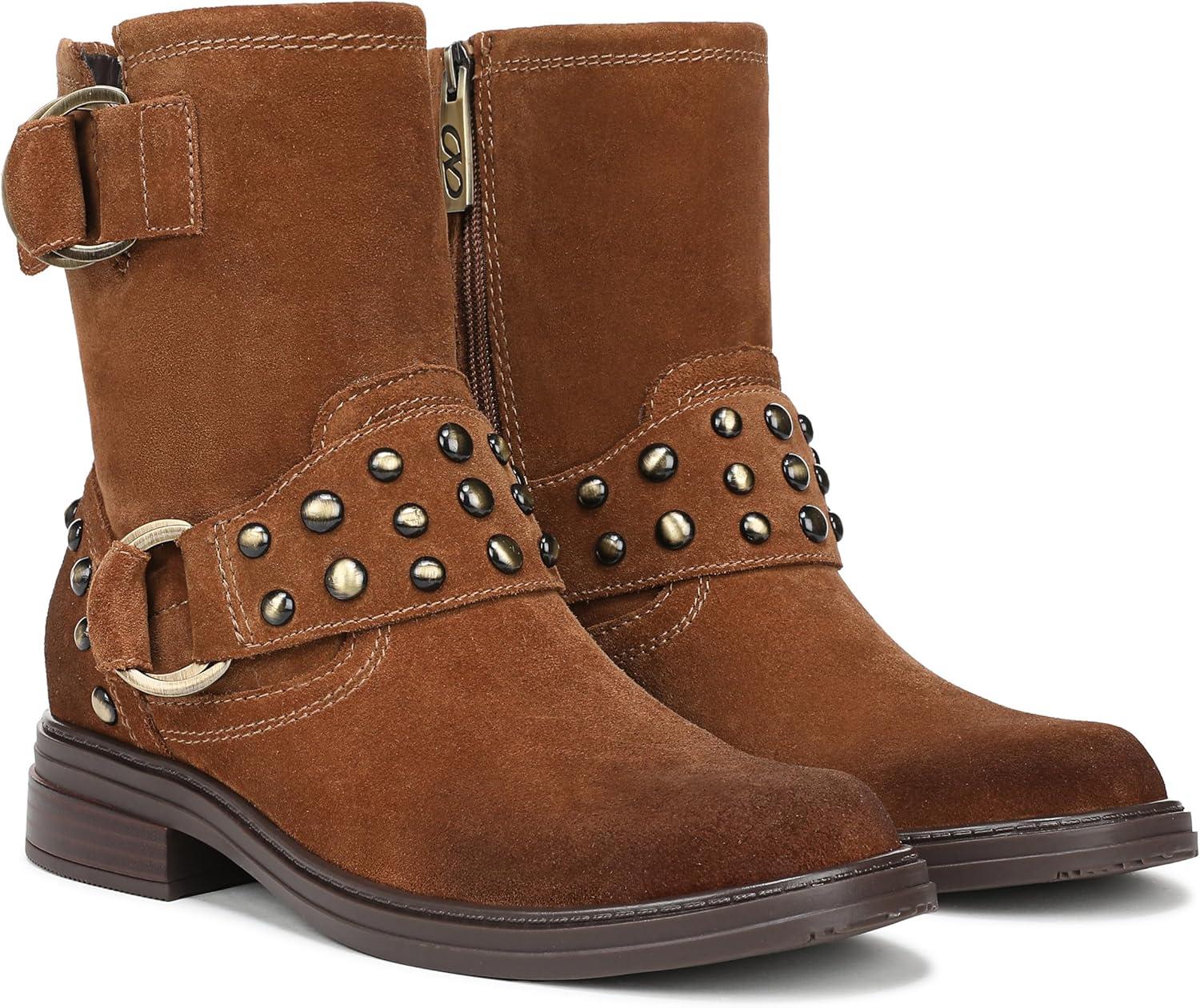 imageNaturalizer Womens Optimus Fashion BootDark Chestnut Brown Stud Suede