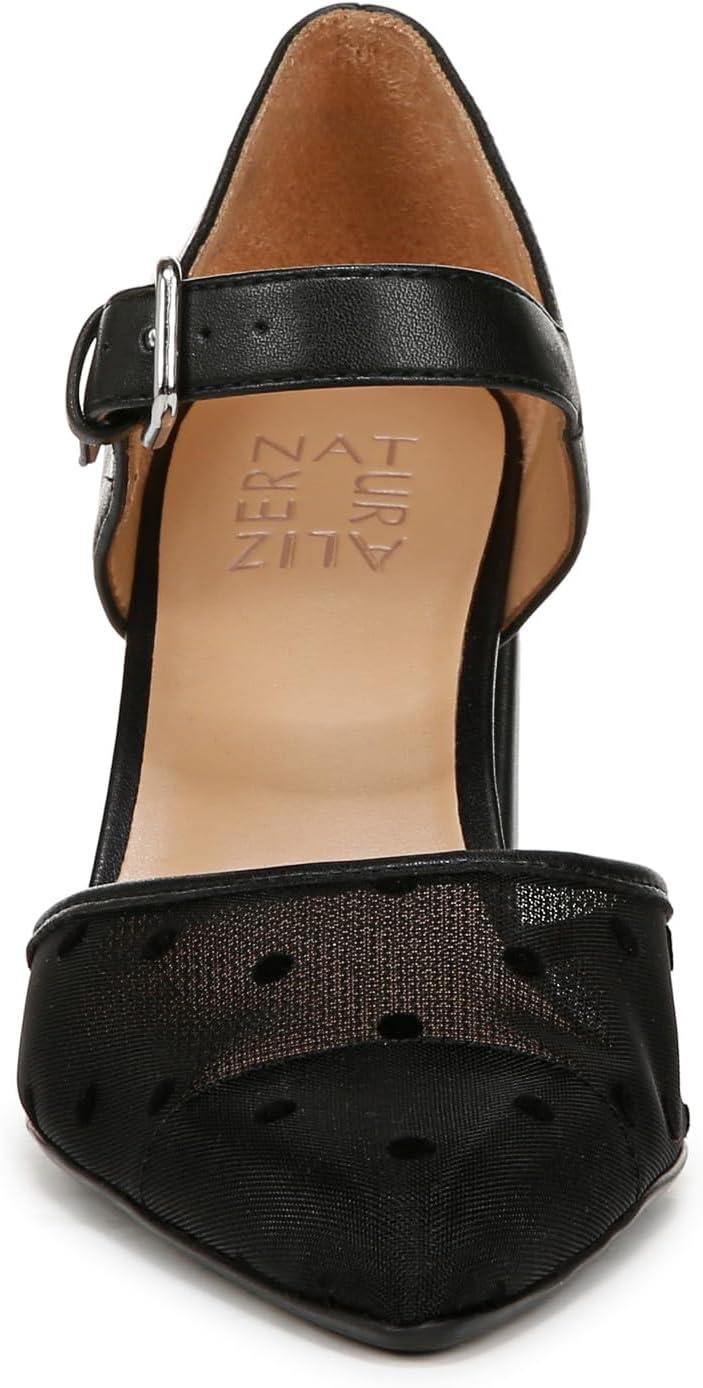 imageNaturalizer Womens Pixie PumpBlack Mesh Polka Dot