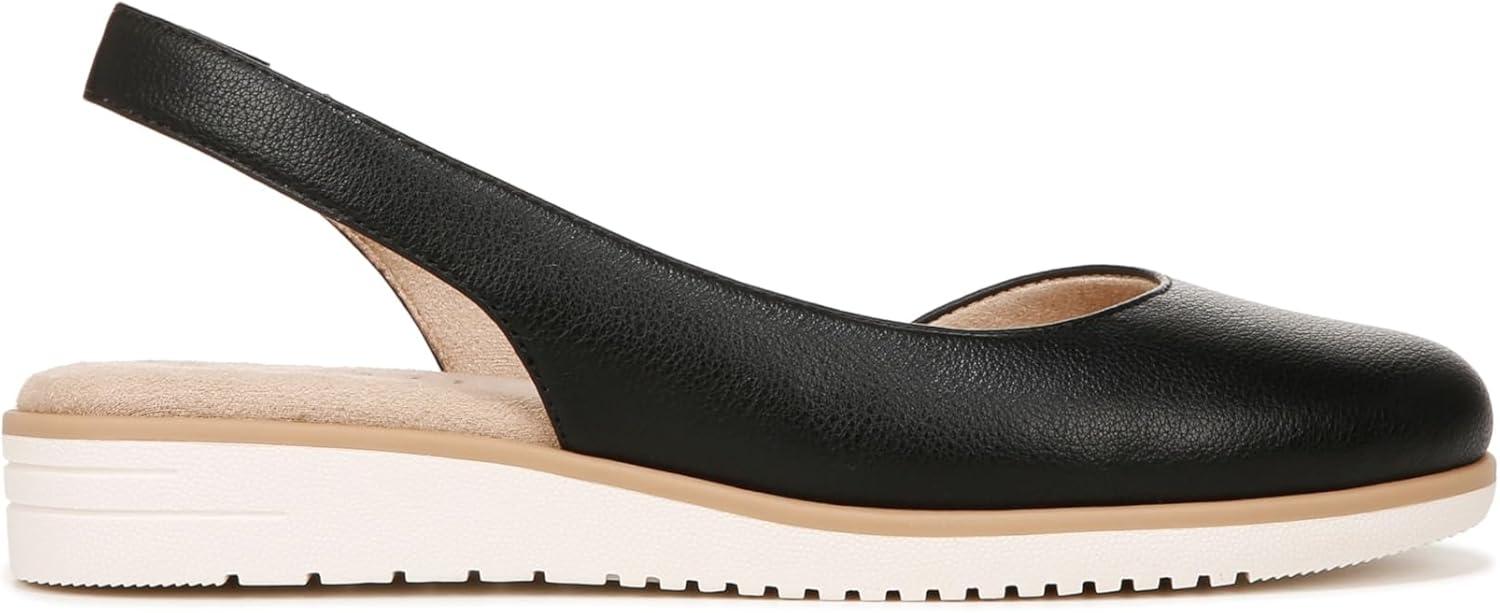 imageNaturalizer Womens SOUL Idea Slingback Ballet FlatBlack Faux Leather