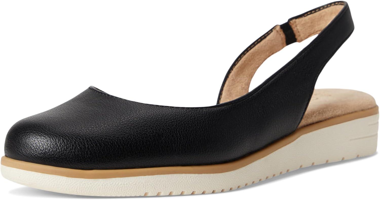 imageNaturalizer Womens SOUL Idea Slingback Ballet FlatBlack Faux Leather