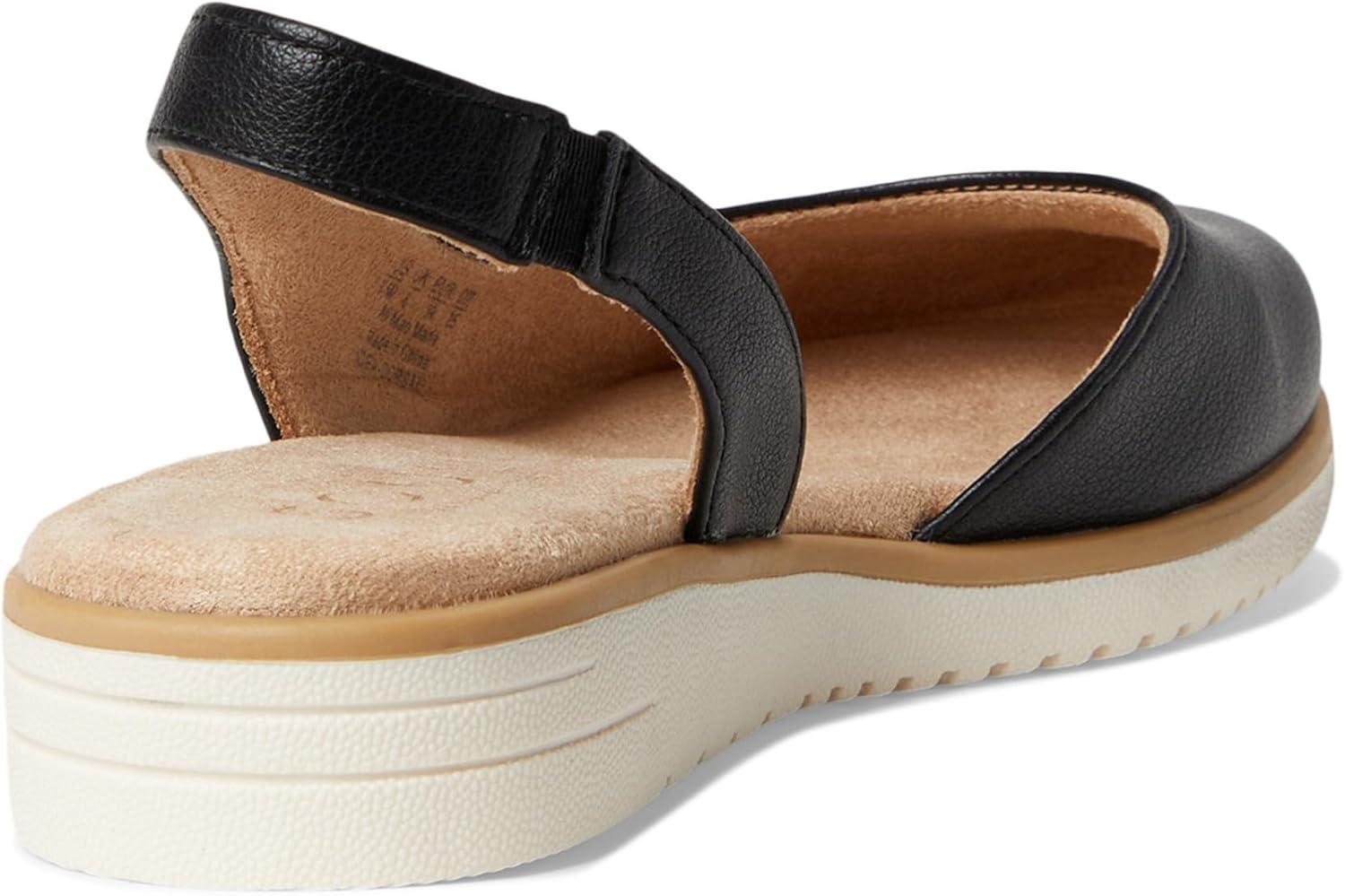 imageNaturalizer Womens SOUL Idea Slingback Ballet FlatBlack Faux Leather