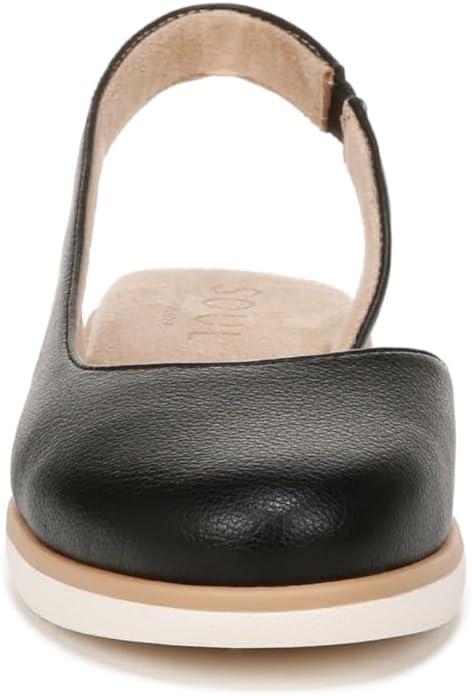 imageNaturalizer Womens SOUL Idea Slingback Ballet FlatBlack Faux Leather