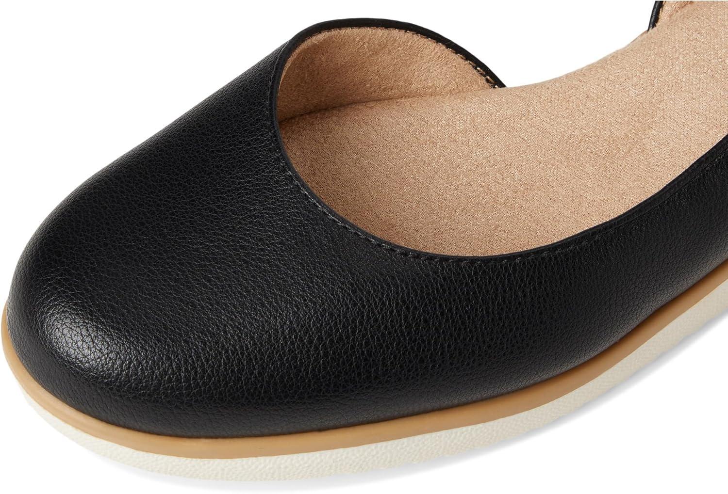 imageNaturalizer Womens SOUL Idea Slingback Ballet FlatBlack Faux Leather