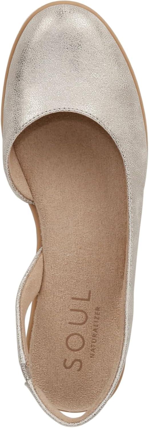 imageNaturalizer Womens SOUL Idea Slingback Ballet FlatLight Gold Faux Leather