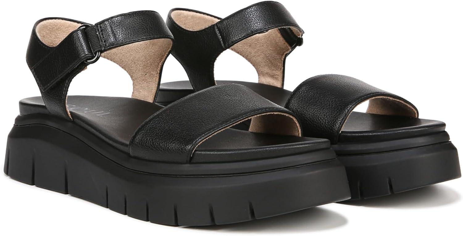 imageNaturalizer Womens SOUL Poppi SandalBlack Faux Leather