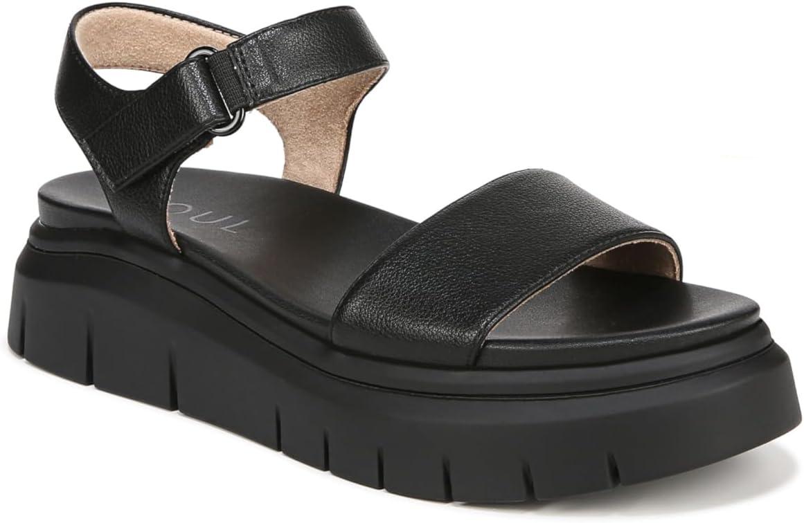 imageNaturalizer Womens SOUL Poppi SandalBlack Faux Leather