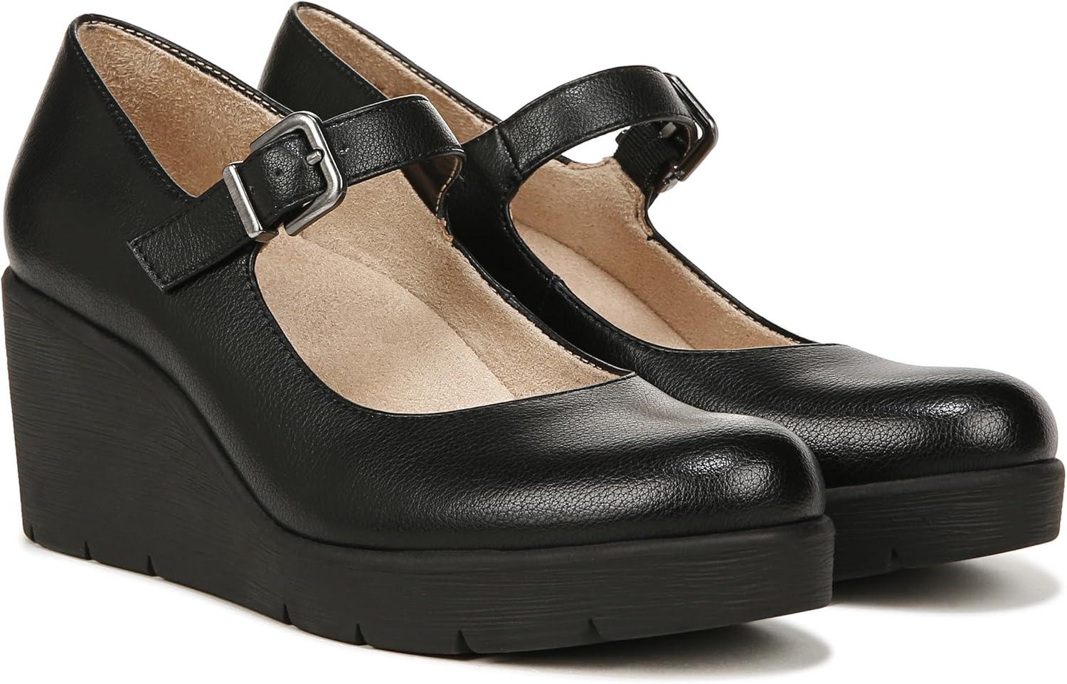 imageNaturalizer Womens Soul Adore Mary Jane WedgeBlack
