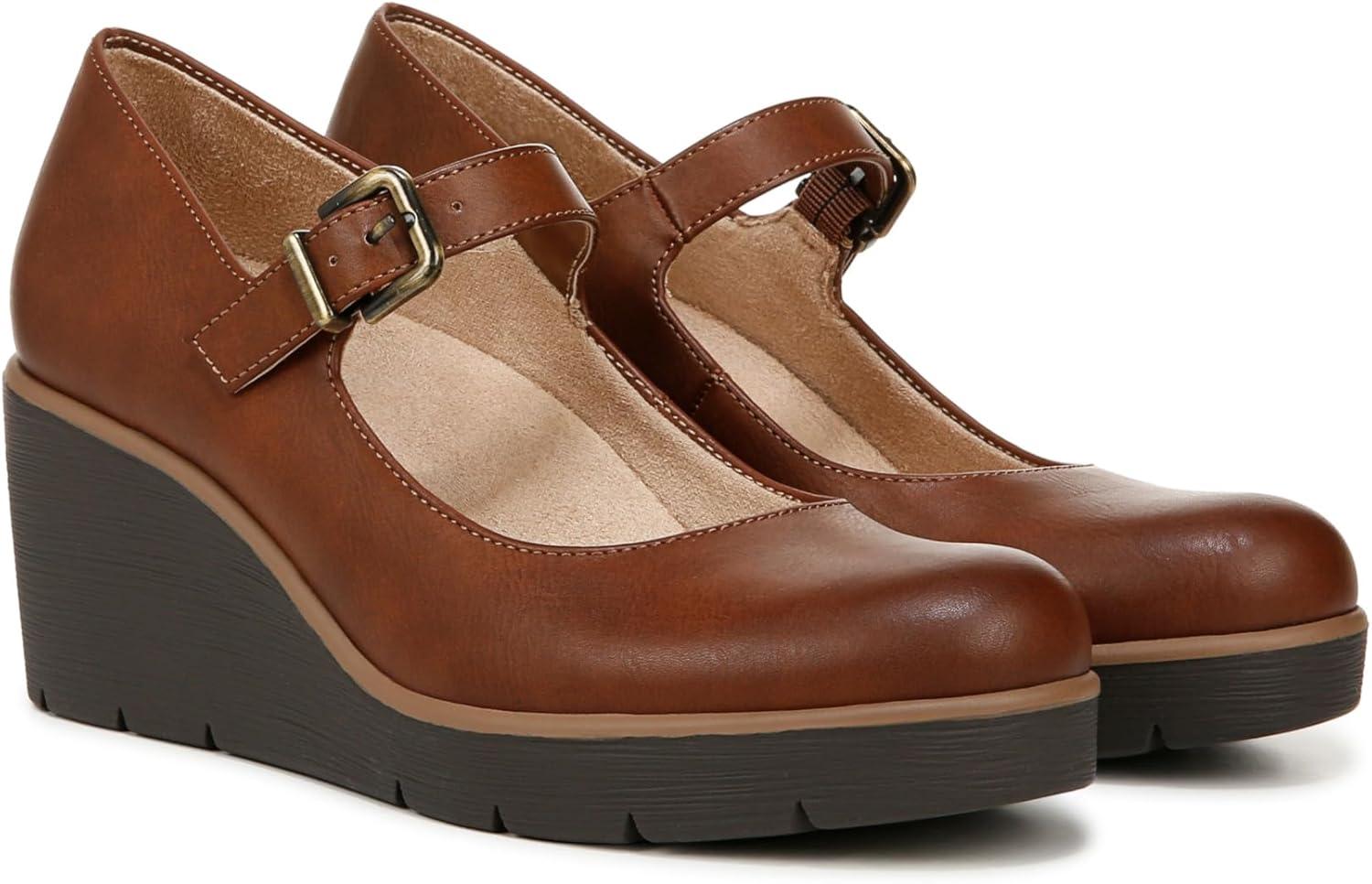 imageNaturalizer Womens Soul Adore Mary Jane WedgeToffee Brown