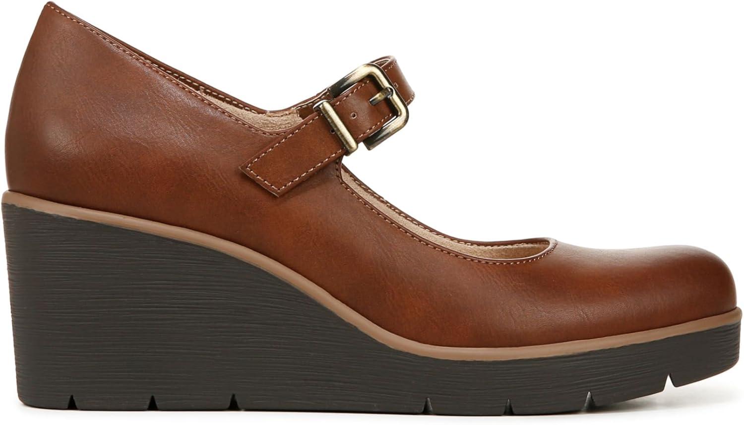 imageNaturalizer Womens Soul Adore Mary Jane WedgeToffee Brown