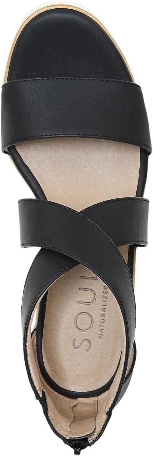 imageNaturalizer Womens Soul Goodtimes Wedge SandalBlack Synthetic