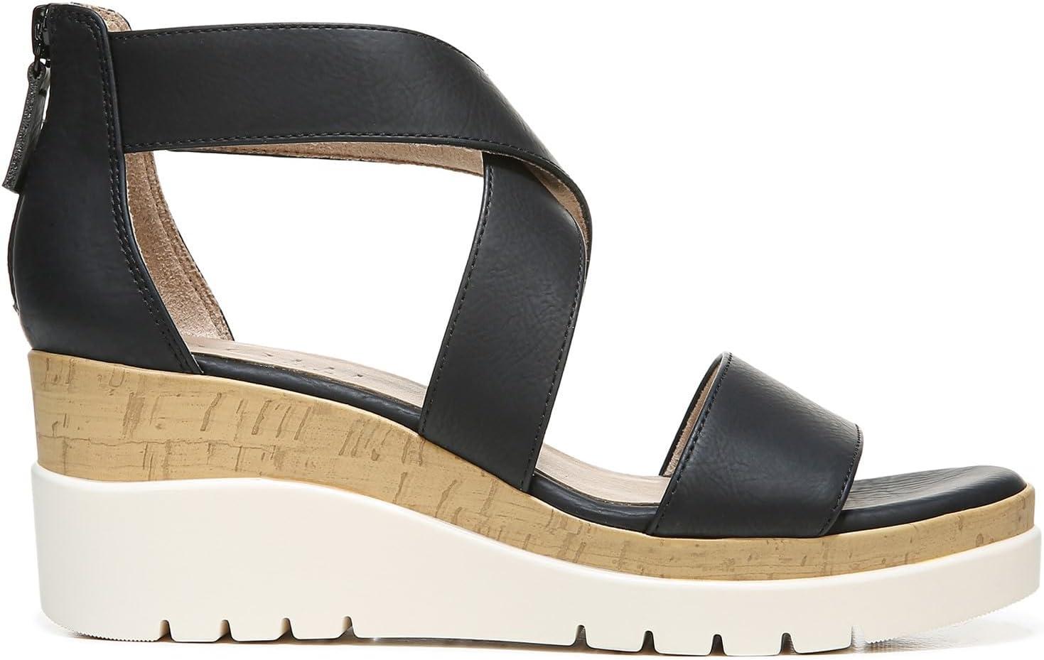 imageNaturalizer Womens Soul Goodtimes Wedge SandalBlack Synthetic