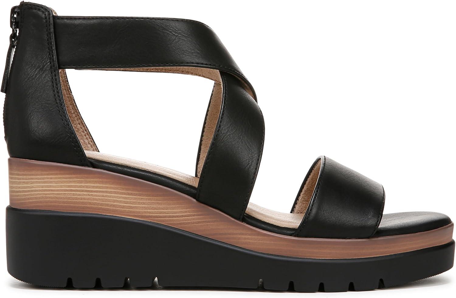 imageNaturalizer Womens Soul Goodtimes Wedge SandalBlackBlack Wedge