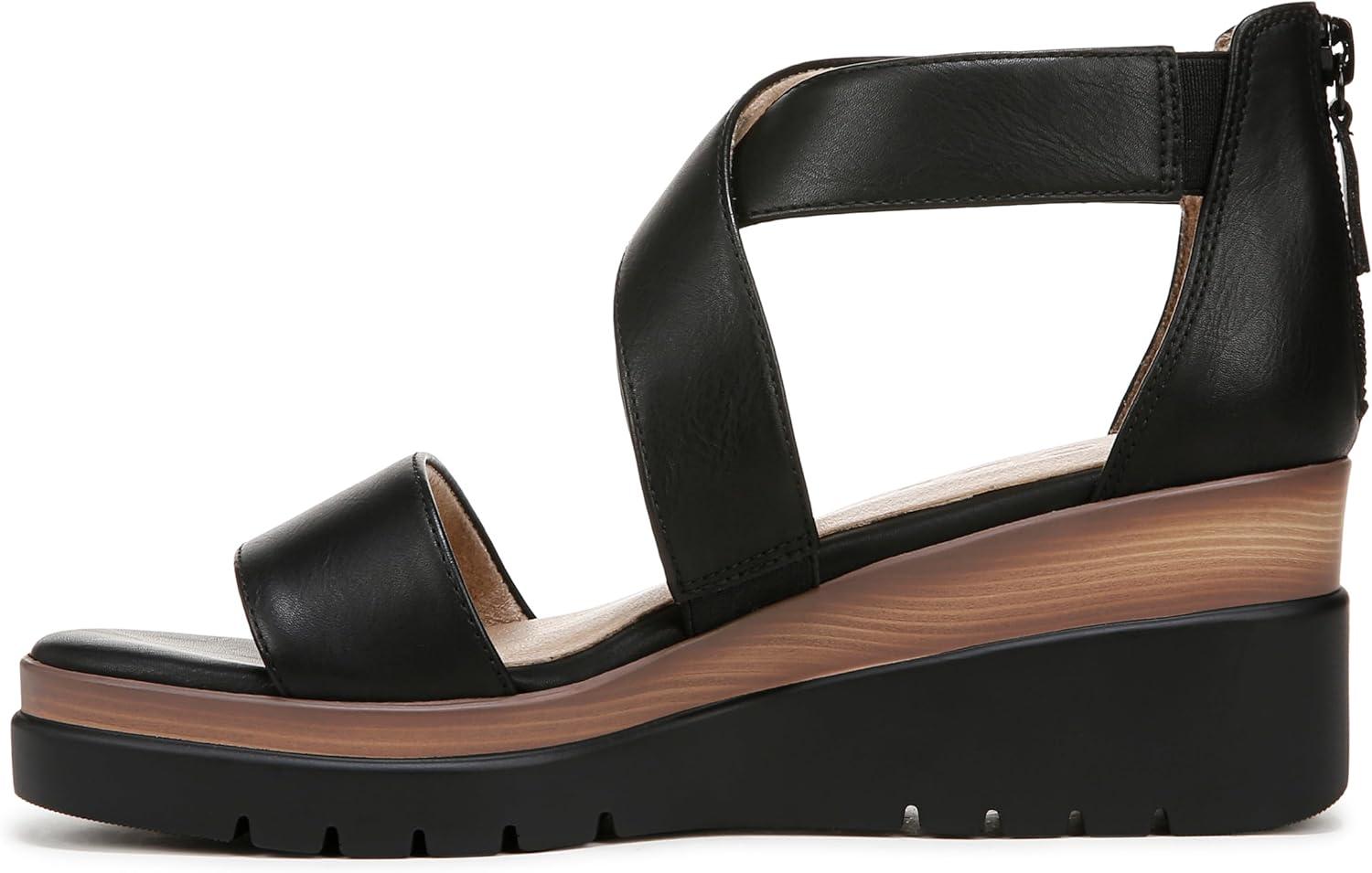 imageNaturalizer Womens Soul Goodtimes Wedge SandalBlackBlack Wedge